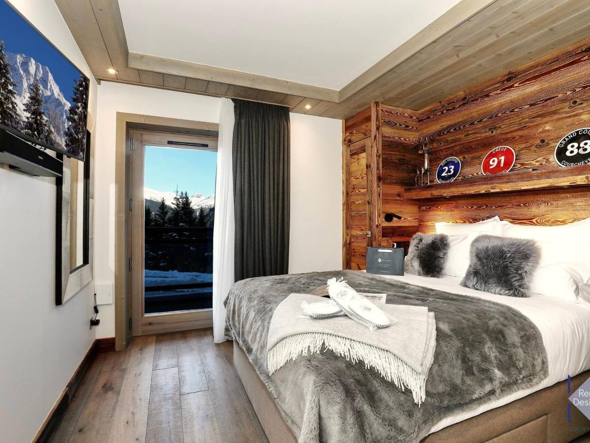 Villa Chalet D'Exception Avec Sauna, Jacuzzi Et Vue Panoramique A Courchevel - Fr-1-664-12 Exterior foto